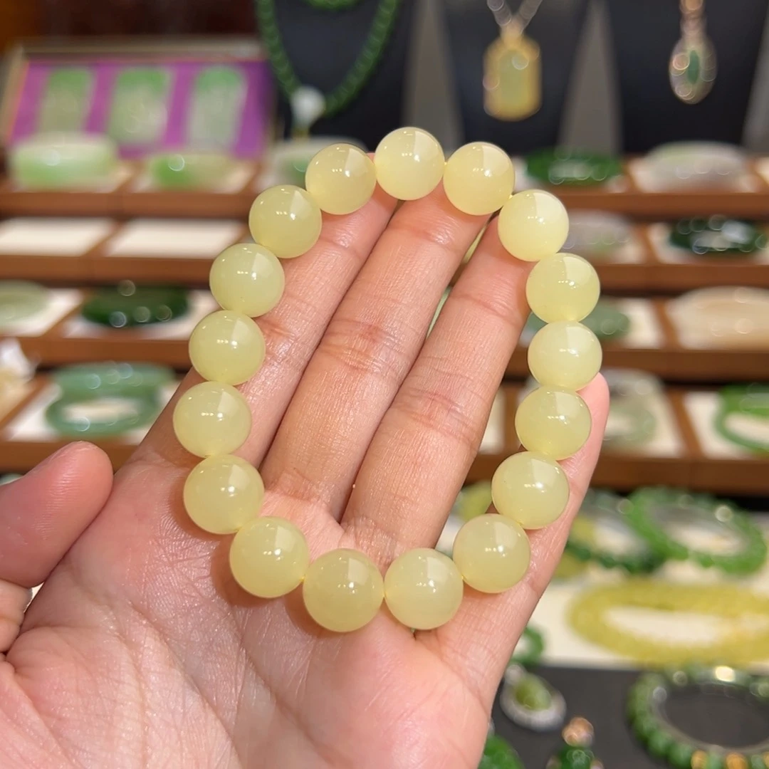 和田玉手串未镶嵌