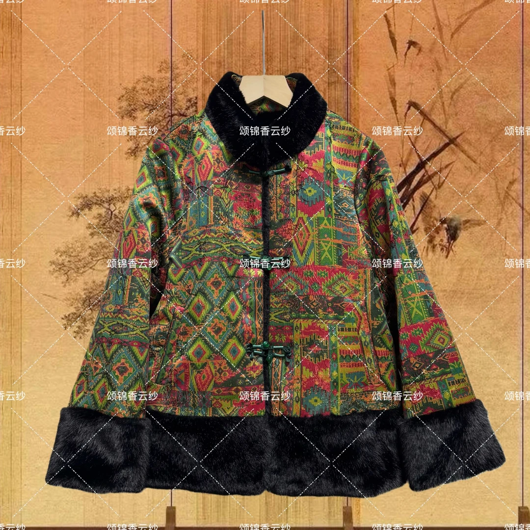 【沧】波西米亚  双面双穿百搭设计感加厚外套轻奢复古时尚