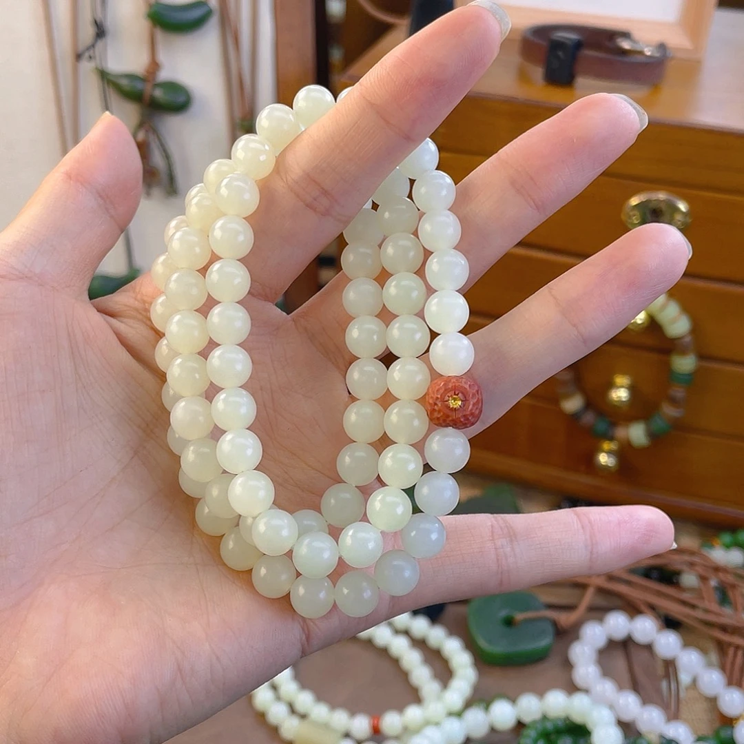 和田玉未镶嵌手链