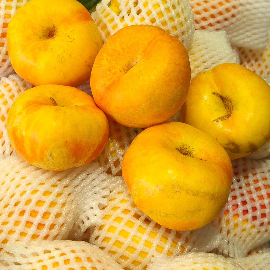 【鲜果速送】黄金油蟠桃一袋3斤左右河北省
