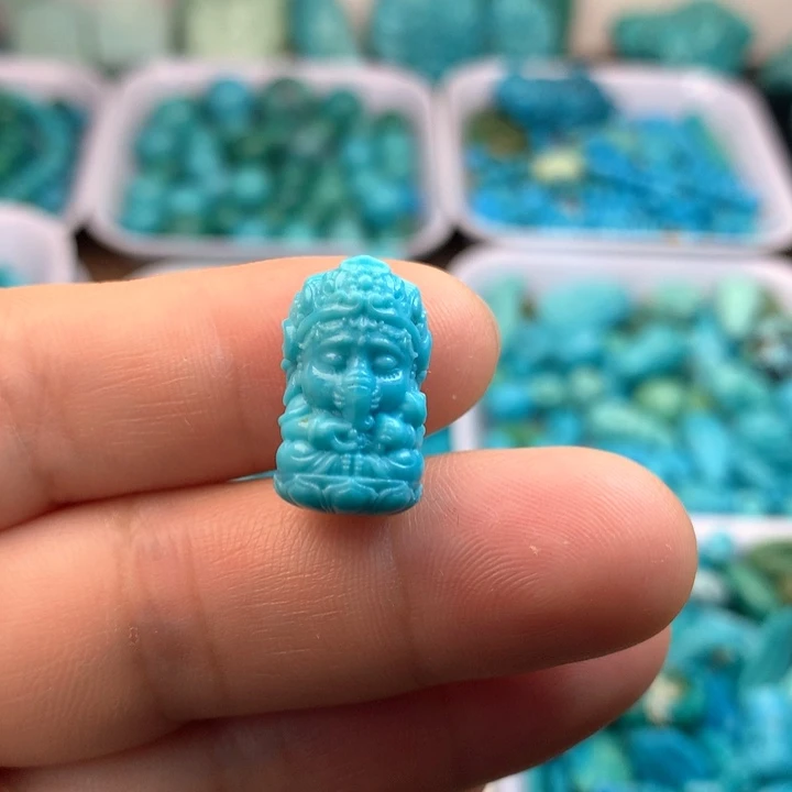 绿松石未镶嵌吊坠(不含链)18:×11×10