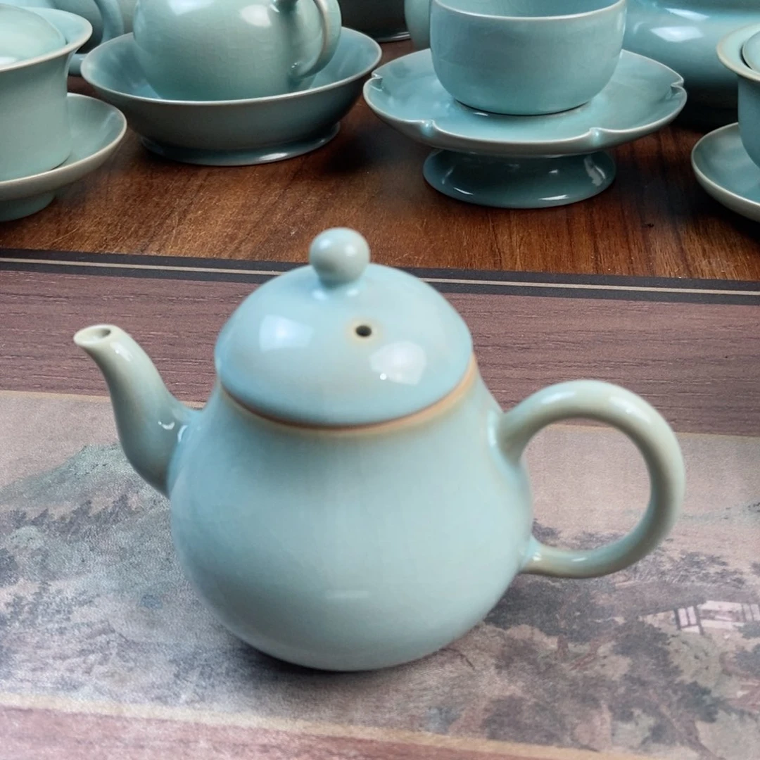 摆件原产地原矿汝瓷～茶器