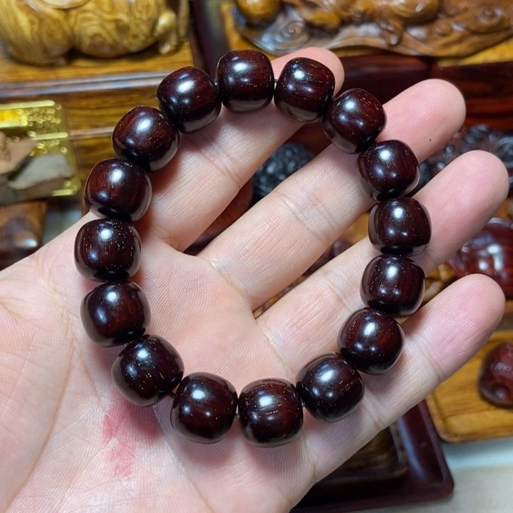 檀香紫檀（小叶紫檀）金星手串