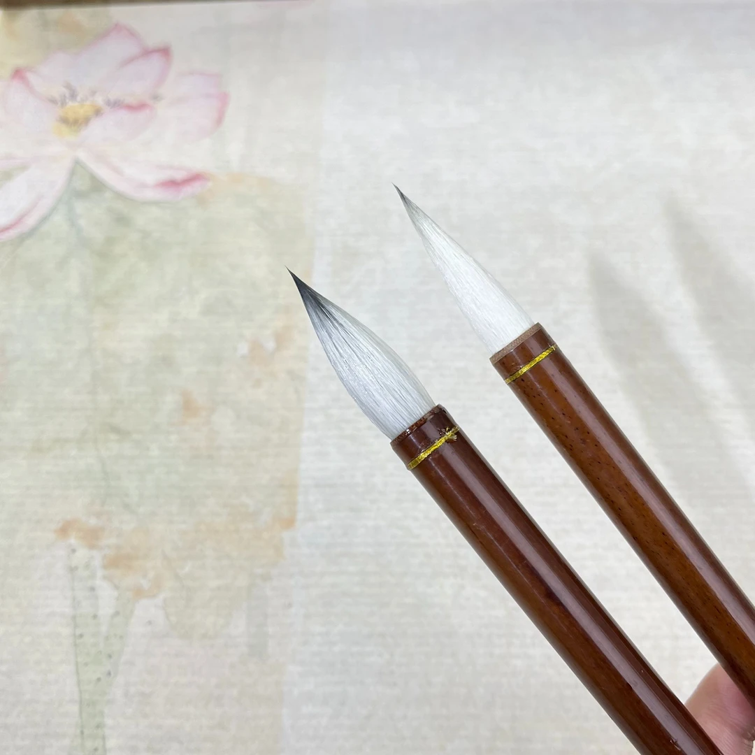 【木槿】出峰3.6口径0.9羊兼紫毫 楷隶篆行草书高端兼毫国画染色