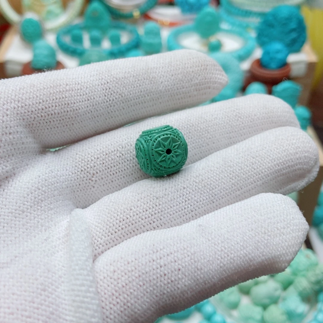 绿松石未镶嵌六方