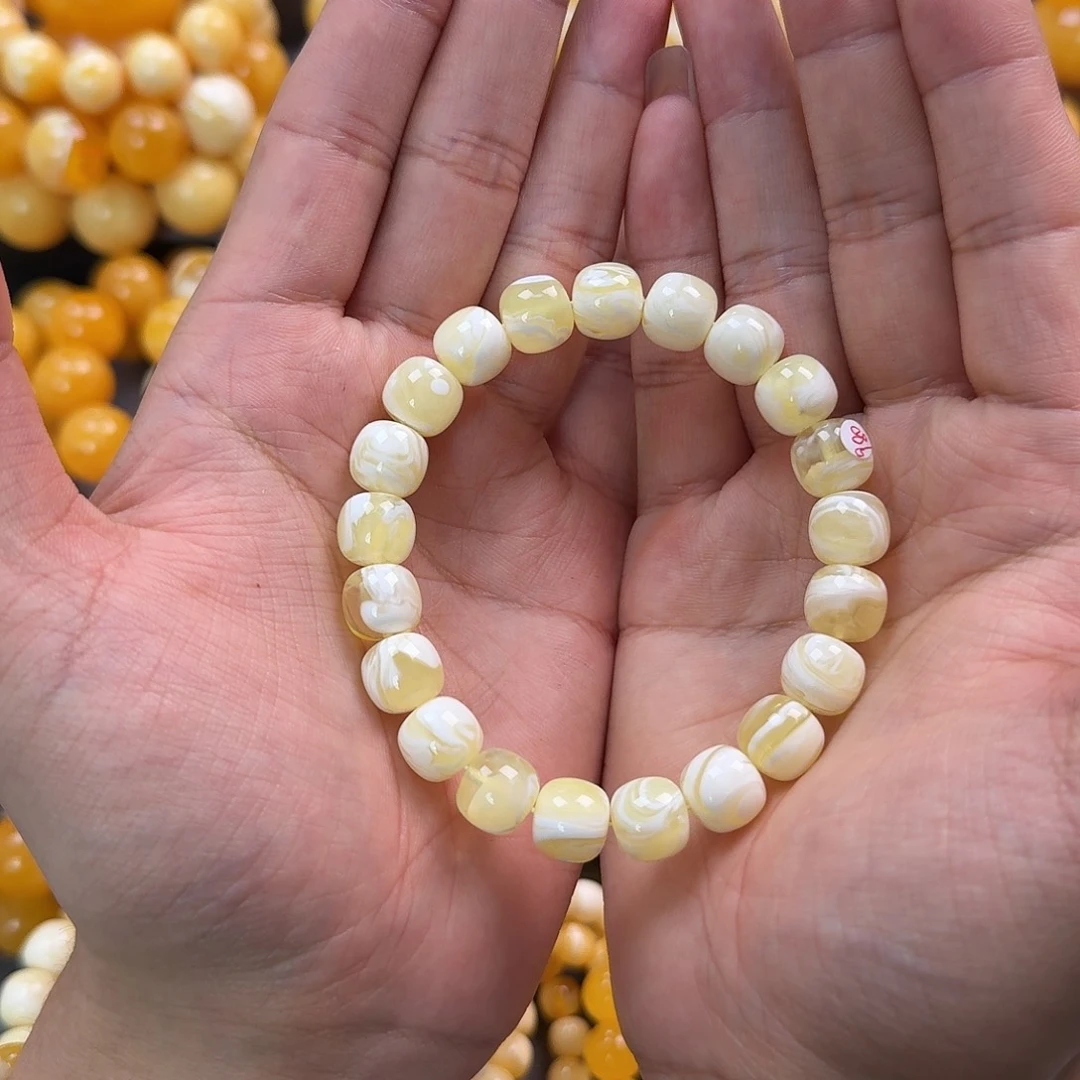 蜜蜡未镶嵌珠宝奇石同料11mm