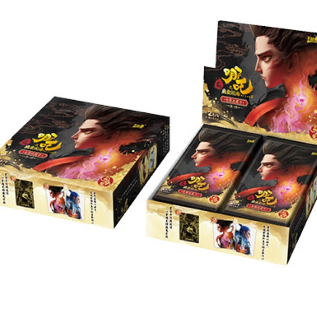 (抓猪）哪吒之魔童闹海电影收藏卡牌灵焰包3弹卡牌盲盒
