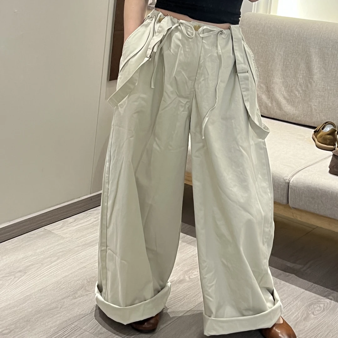 Good  acre  margin/良亩缘宽松休闲百搭夏季直筒裤77523