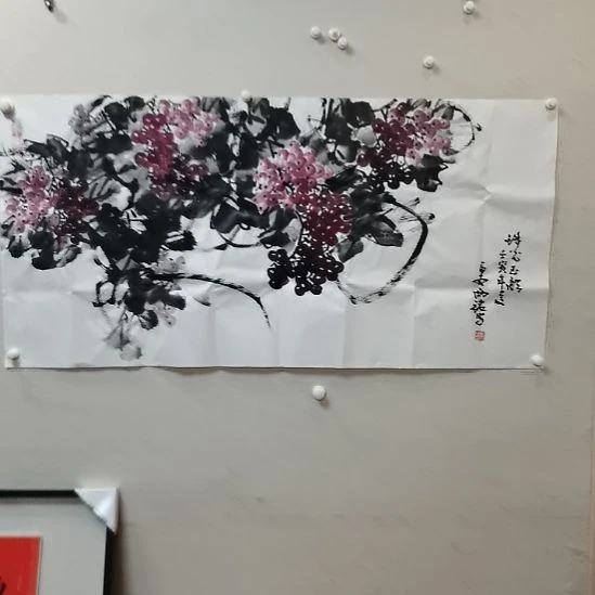 国画沐*阁陕西书画放漏抖音直播间不见