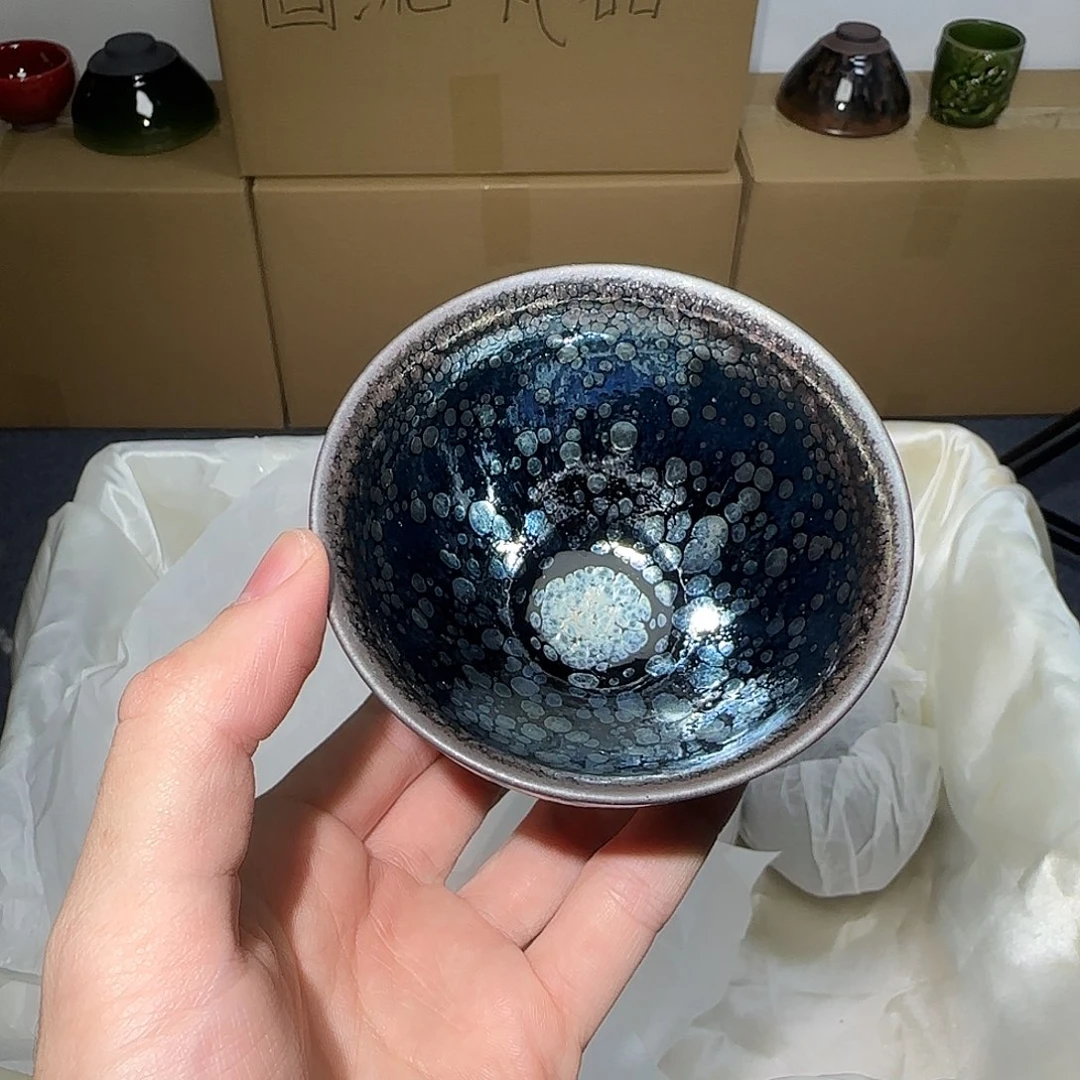 茶盏微瑕建盏，介意勿拍