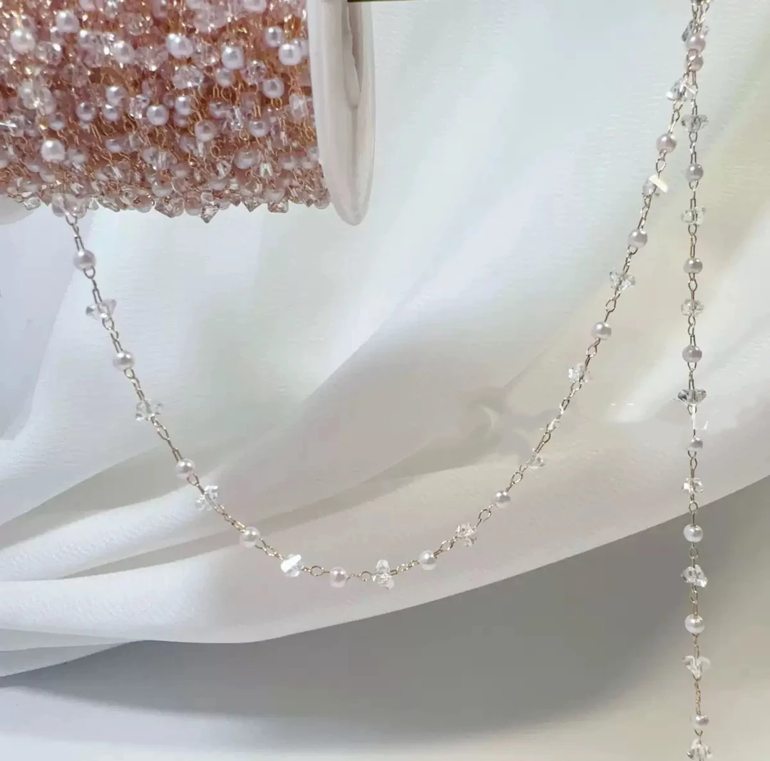 编号265 金白色珠珠倒三角 卡6mm