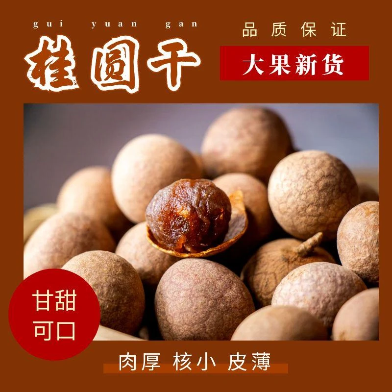 桂圆干核小肉厚休闲食品