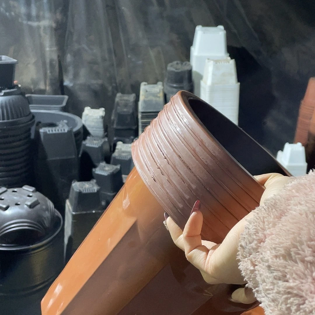 口径25高25红砖盆10个