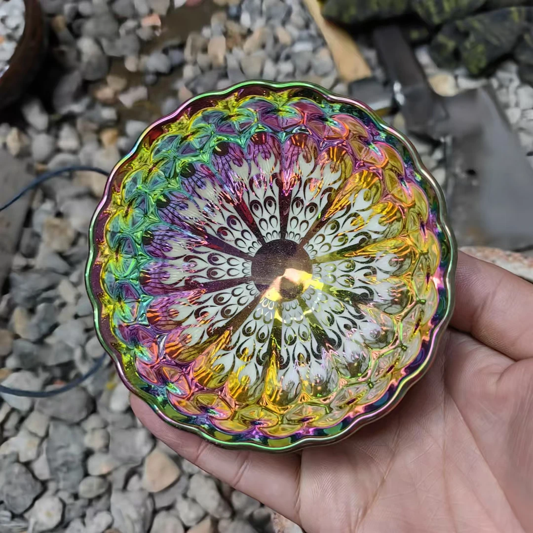 七彩梦幻裸杯 精美无暇 茶器 茶杯 主人杯