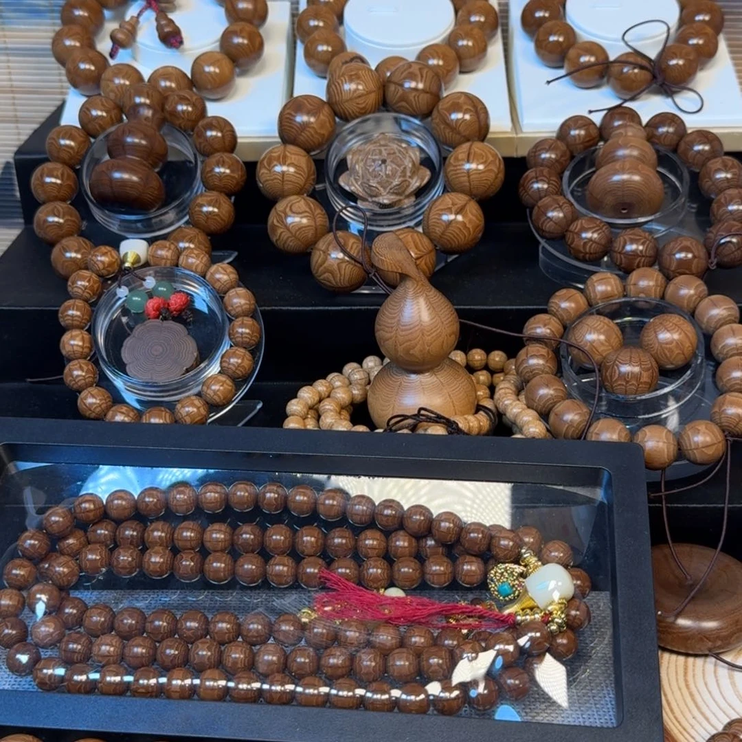 涵***宝银S9251.2九道木手串