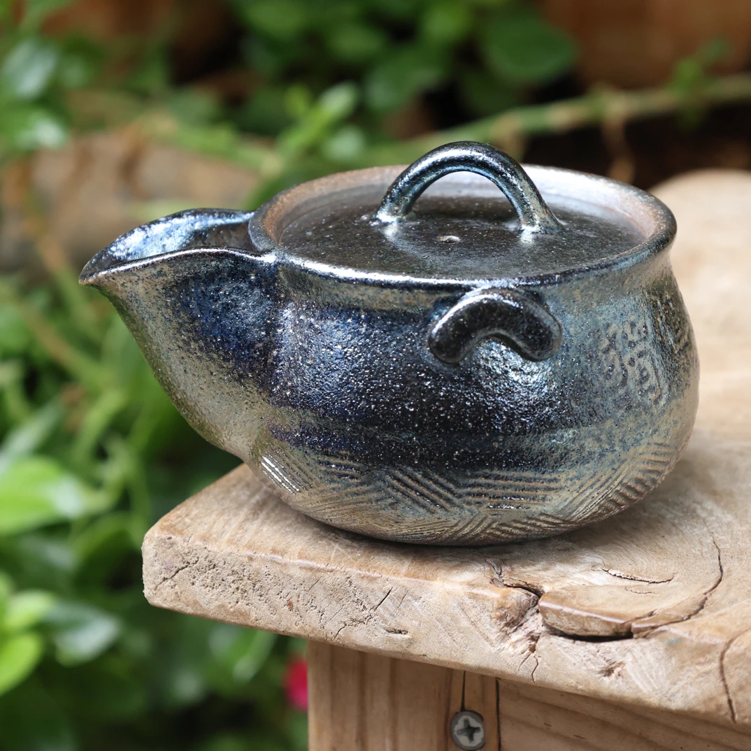 百窑堂｜手抓宝瓶云南建水紫陶全手工紫泥高温柴烧冲茶器快速出汤