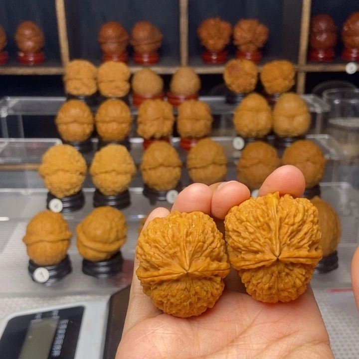 吊坠文玩核桃花中花52