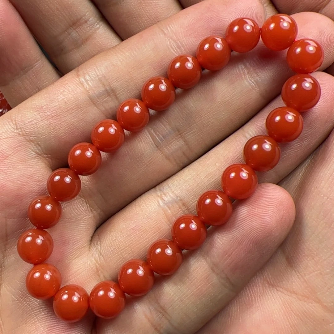 未镶嵌手串南红玛瑙