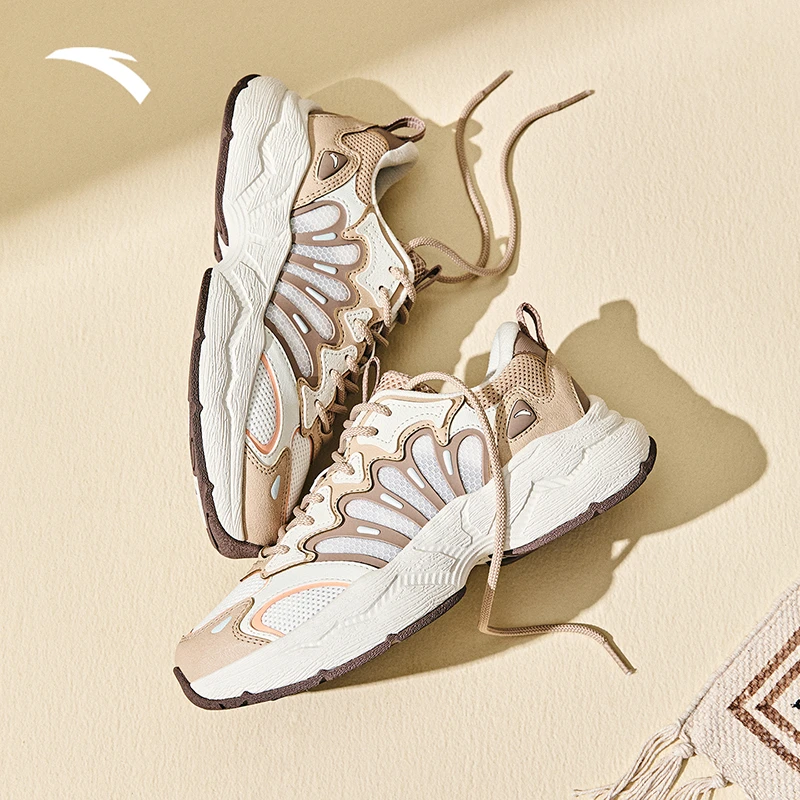 ANTA/安踏陨石3男女款老爹鞋秋冬户外透气潮流网面复古厚底老爹鞋