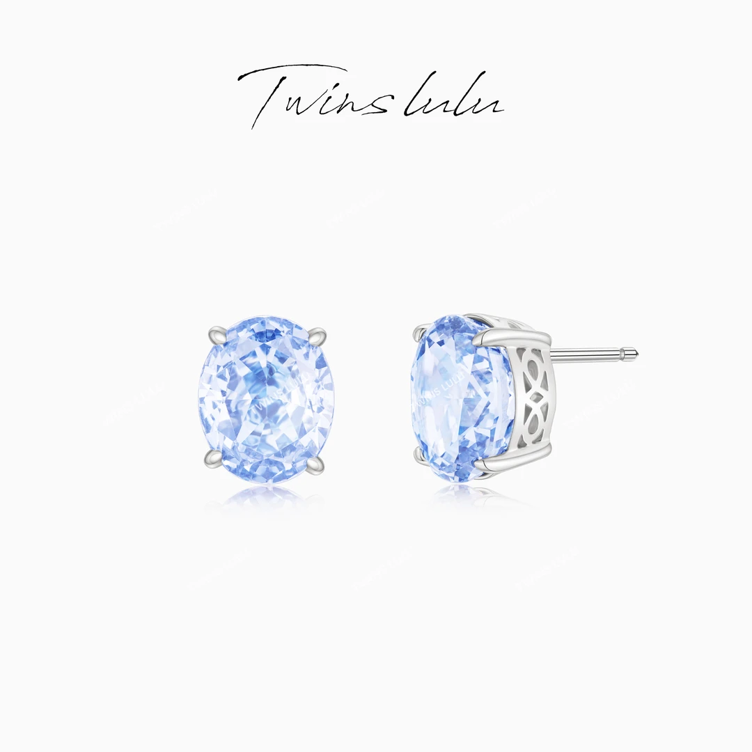 TWINS LULU 流光风 秋上新 气质高级百搭感蛋形耳环TSL3010