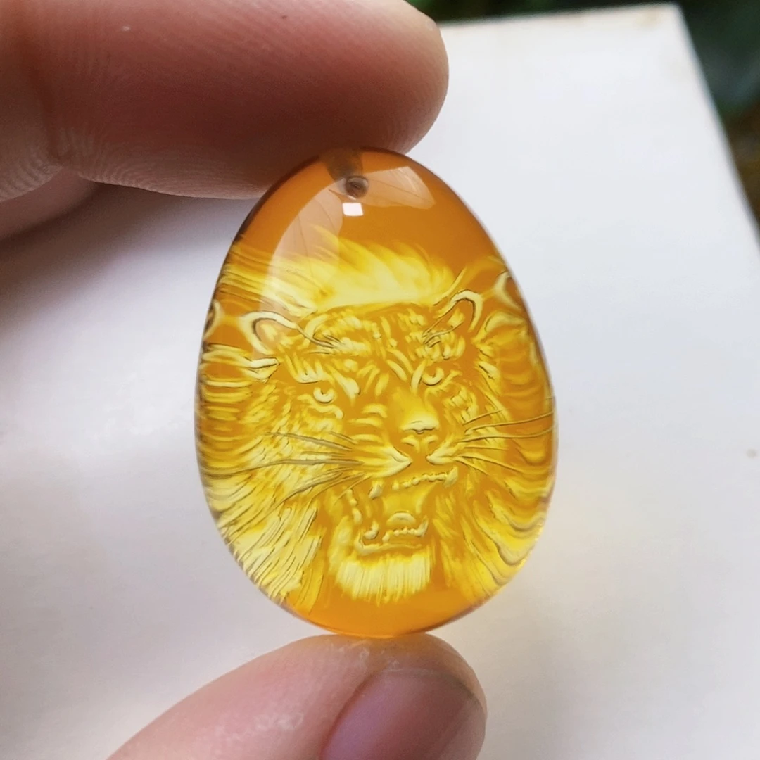 【闪购商品】金珀吊坠(不含链)未镶嵌
