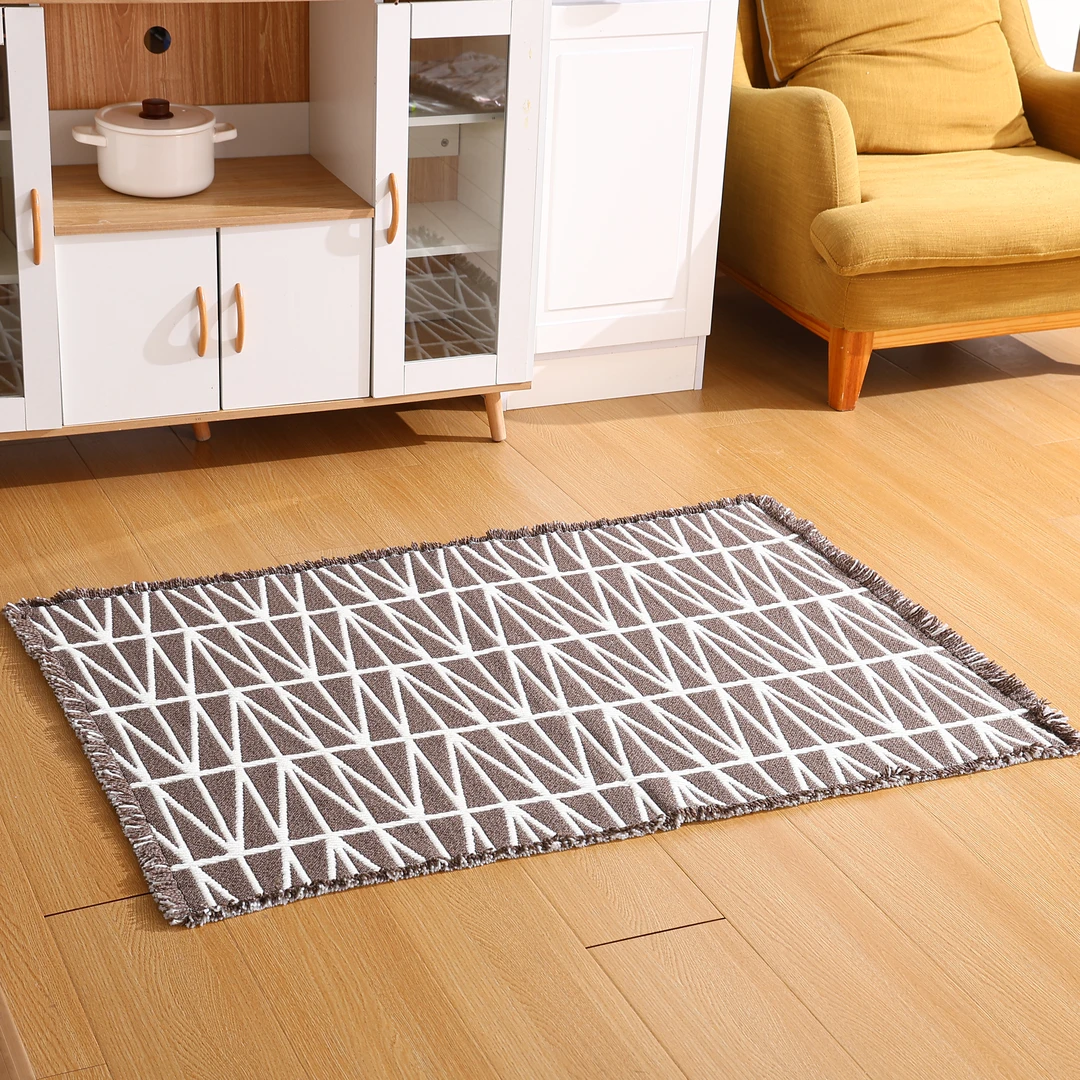 【直播福利】新款华夫格轻奢家用客厅茶几沙发阳台地毯卧室床边地毯