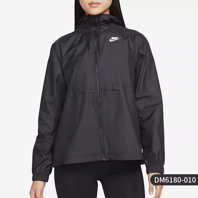 Nike/耐克官方正品女子休闲运动连帽透气梭织夹克外套 DM6180