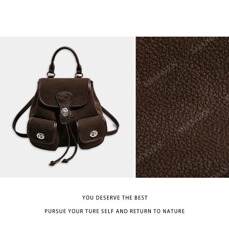 【尚恩CC】SK-93058-咖啡-轻奢时尚百搭新款女双肩包