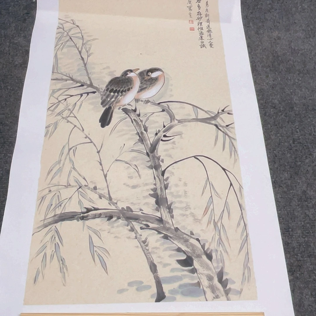 国画2平尺纯手绘国画作品