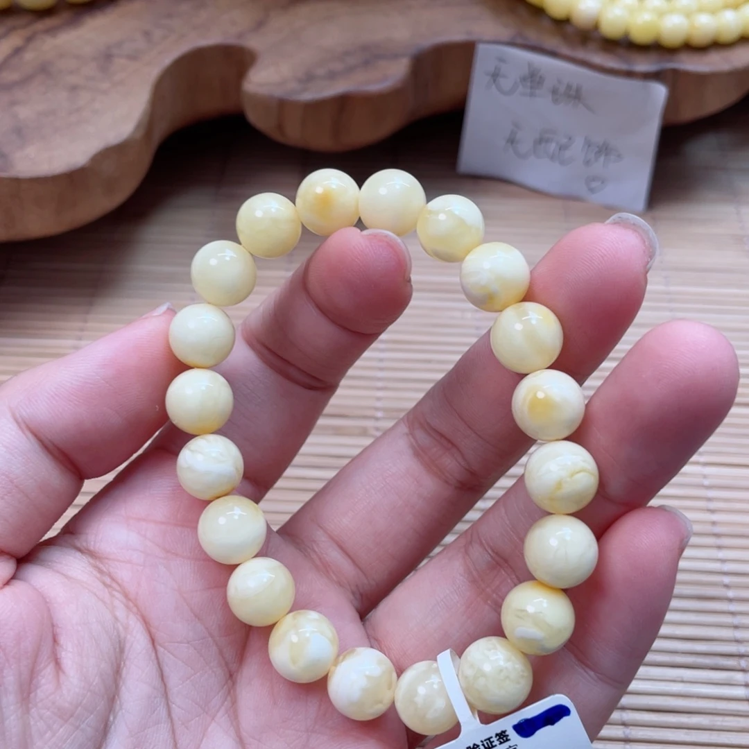 蜜蜡未镶嵌手串蜜蜡