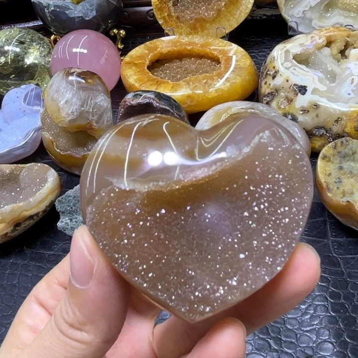 未镶嵌发饰水晶爱心多多