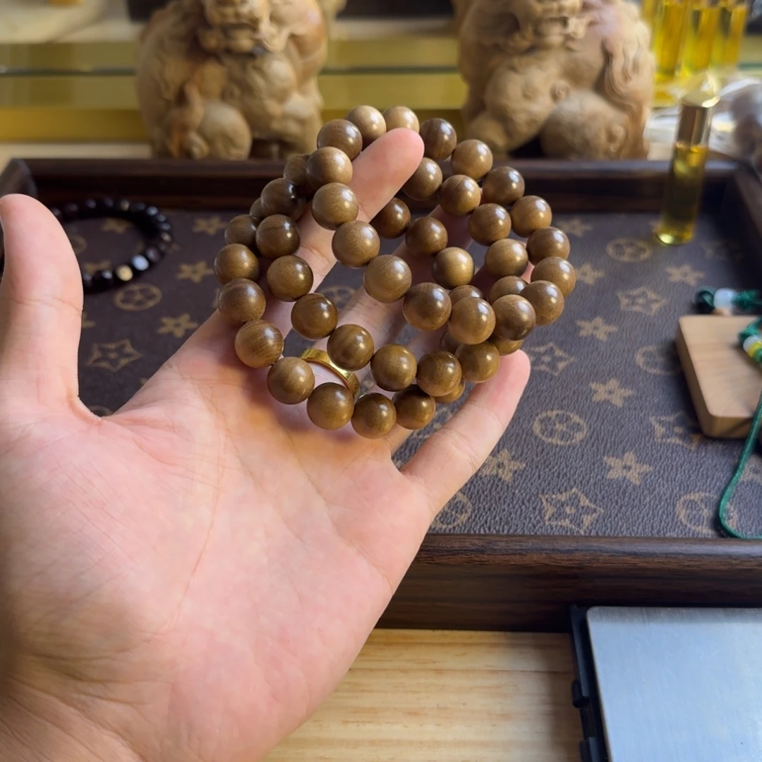 檀香木手串/手链1.0横纹高货福利奶香
