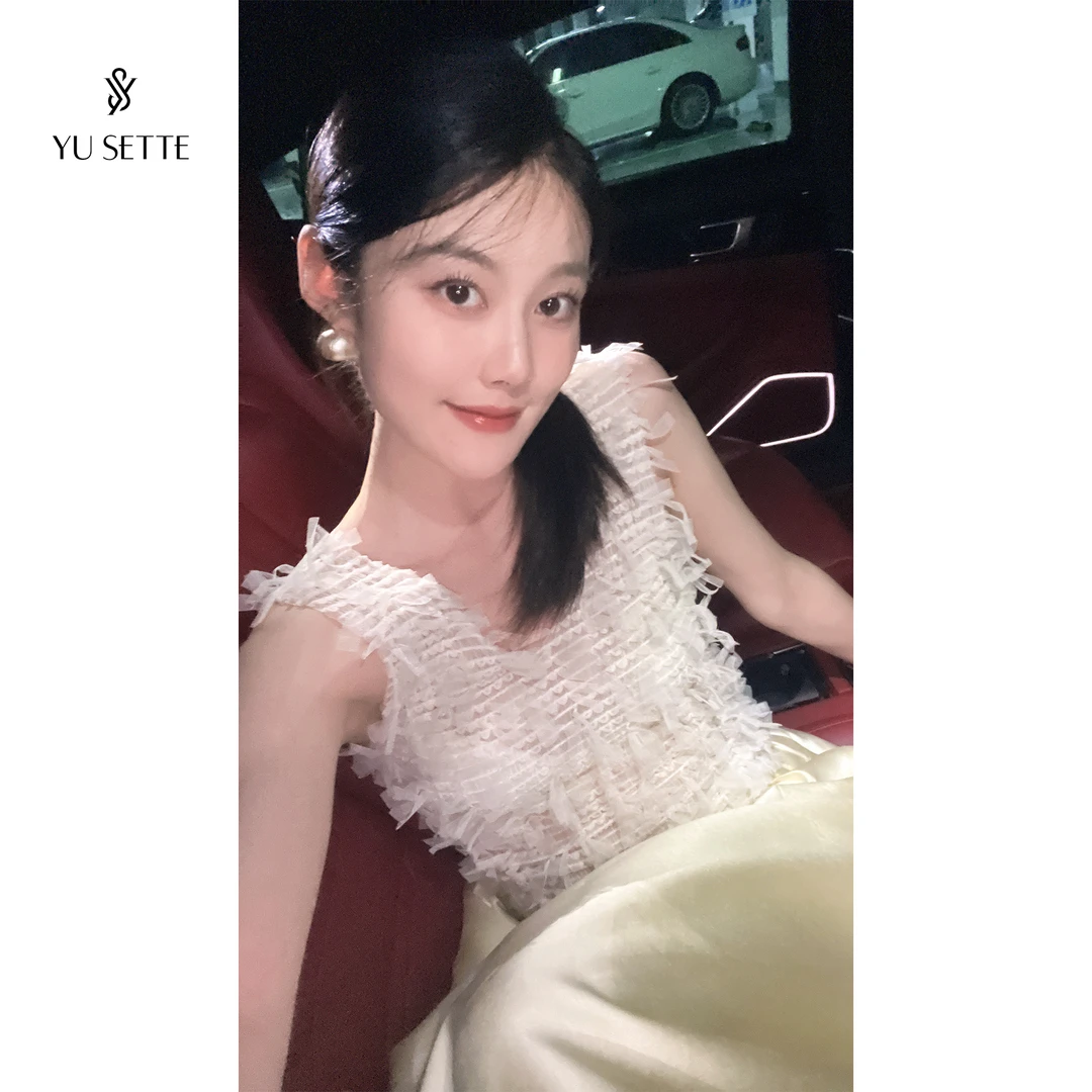 遇儿推荐【私服香风弹力小背心～前后两穿】气质时尚背心20250073