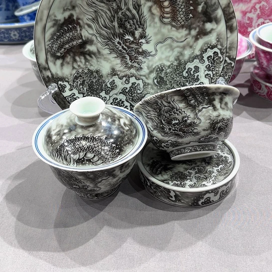 瓷片景德镇瓷器精品展示