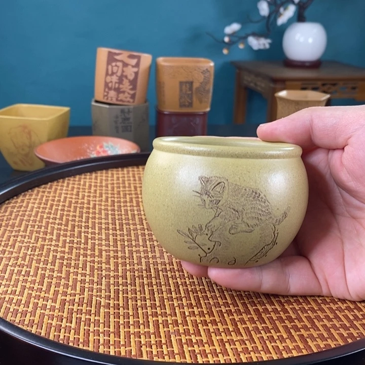 紫砂茶杯紫砂茶杯