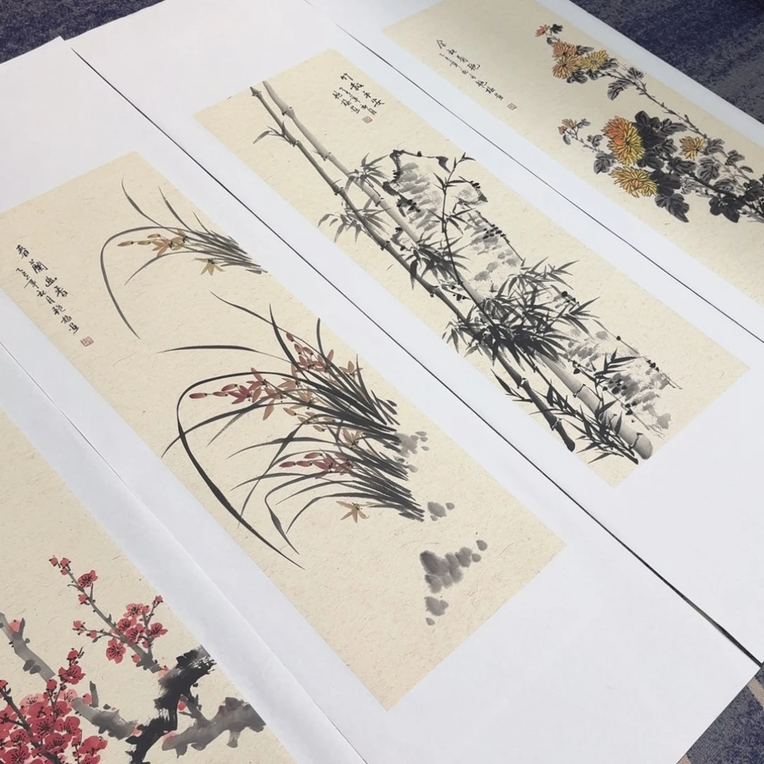 国画国画作品山水花鸟纯手绘