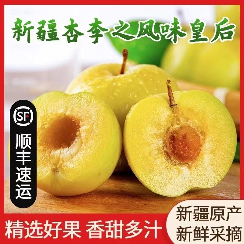 【新疆直发】新疆风味皇后杏李脆甜多汁现摘现发空运包邮