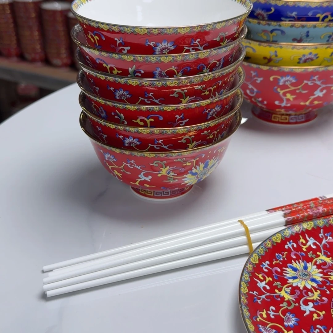 景德镇珐琅彩餐具
