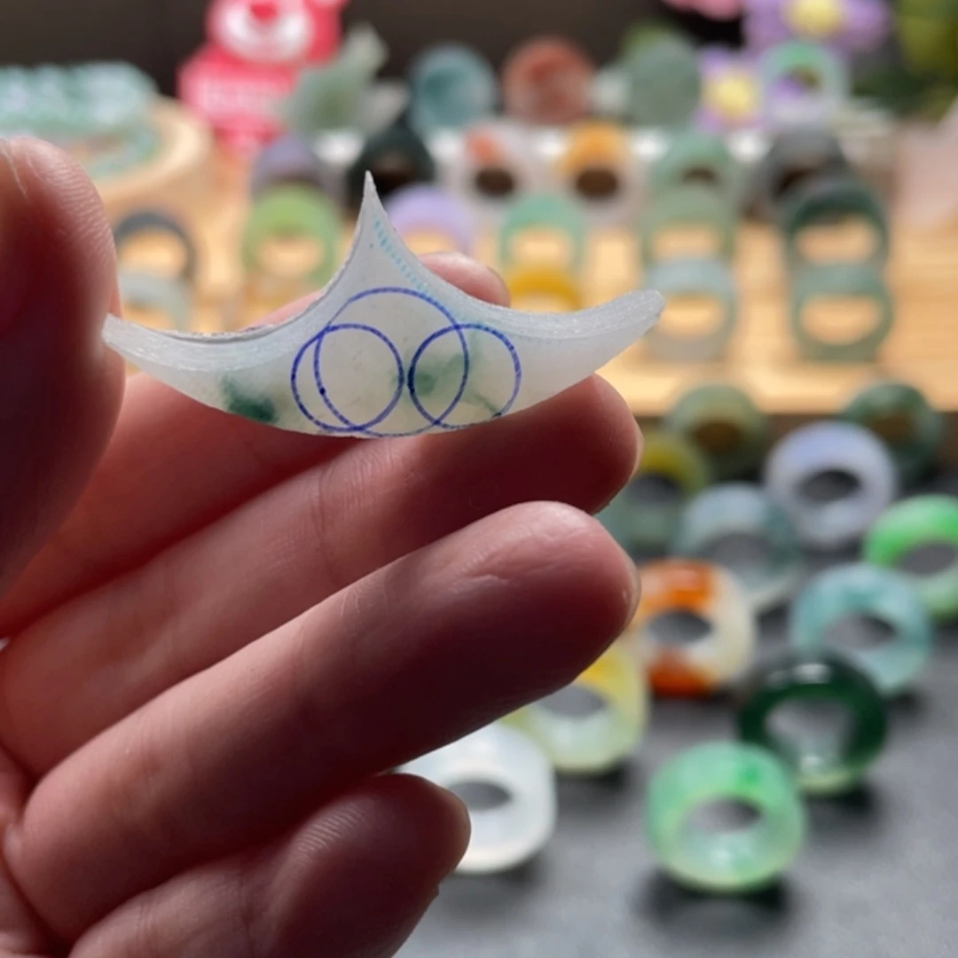 定制翡翠未镶嵌抖音