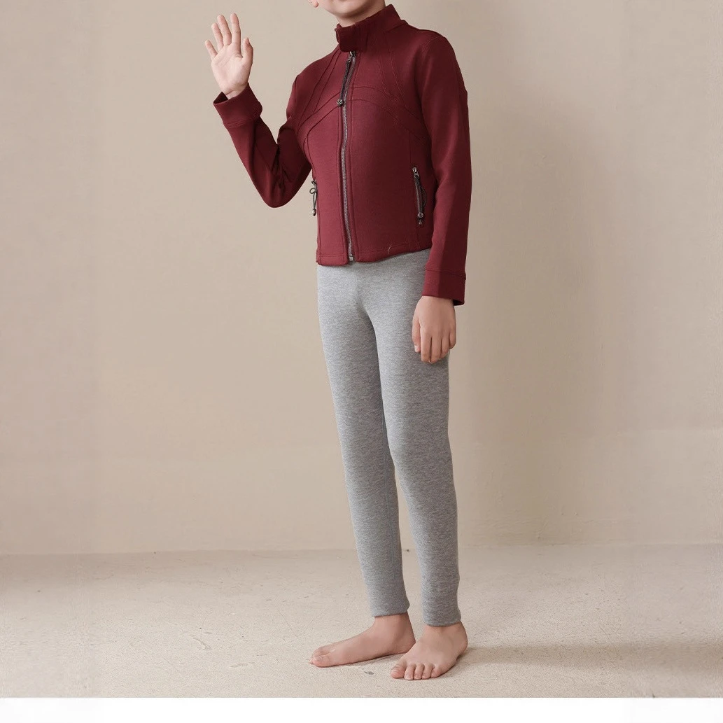 柳柳定制 秋冬男童6830校服神器蚕丝打底裤《前面有洞只适合男孩》