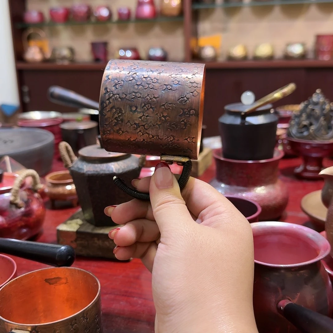紫铜手工制作摆件一个