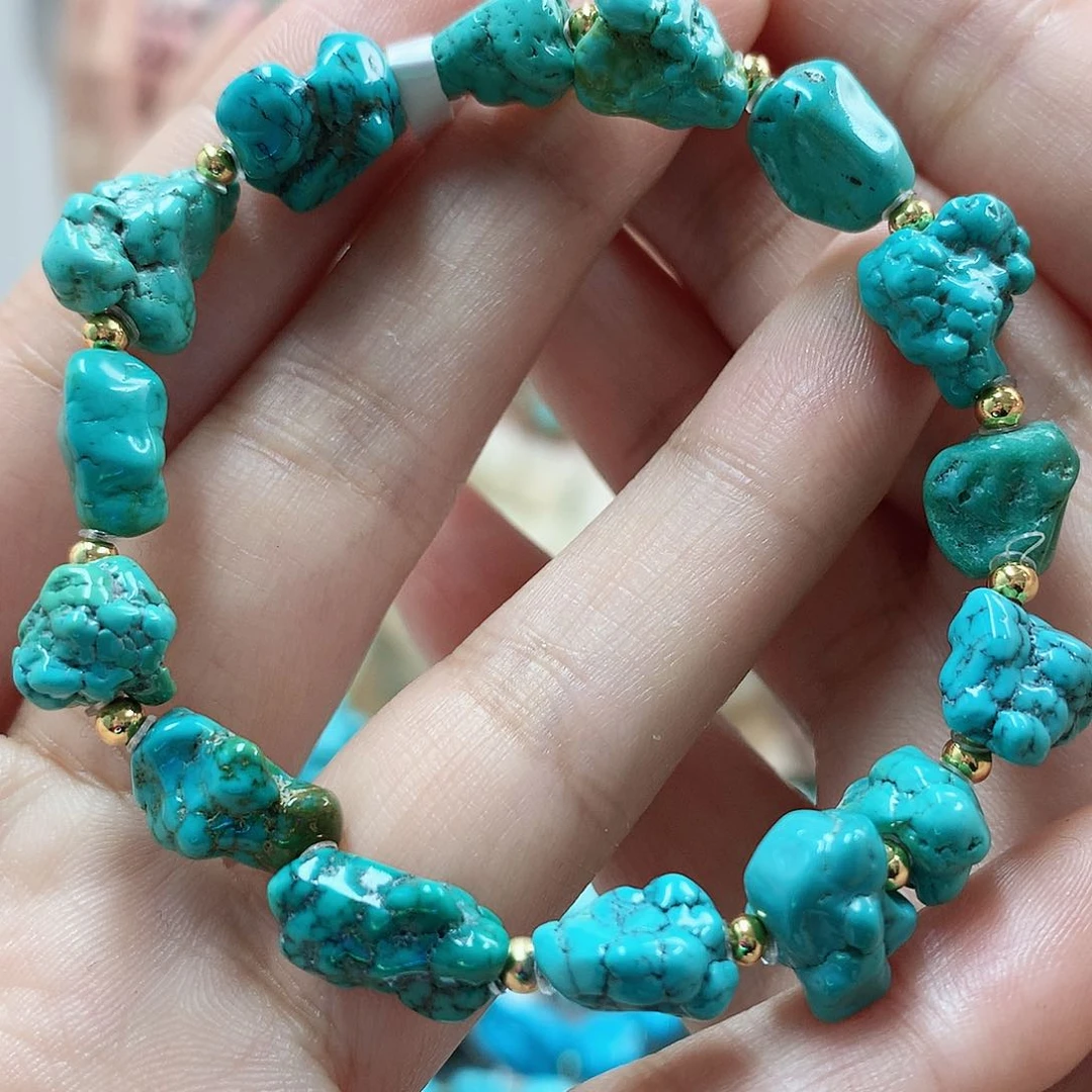 未镶嵌绿松石珠宝奇石