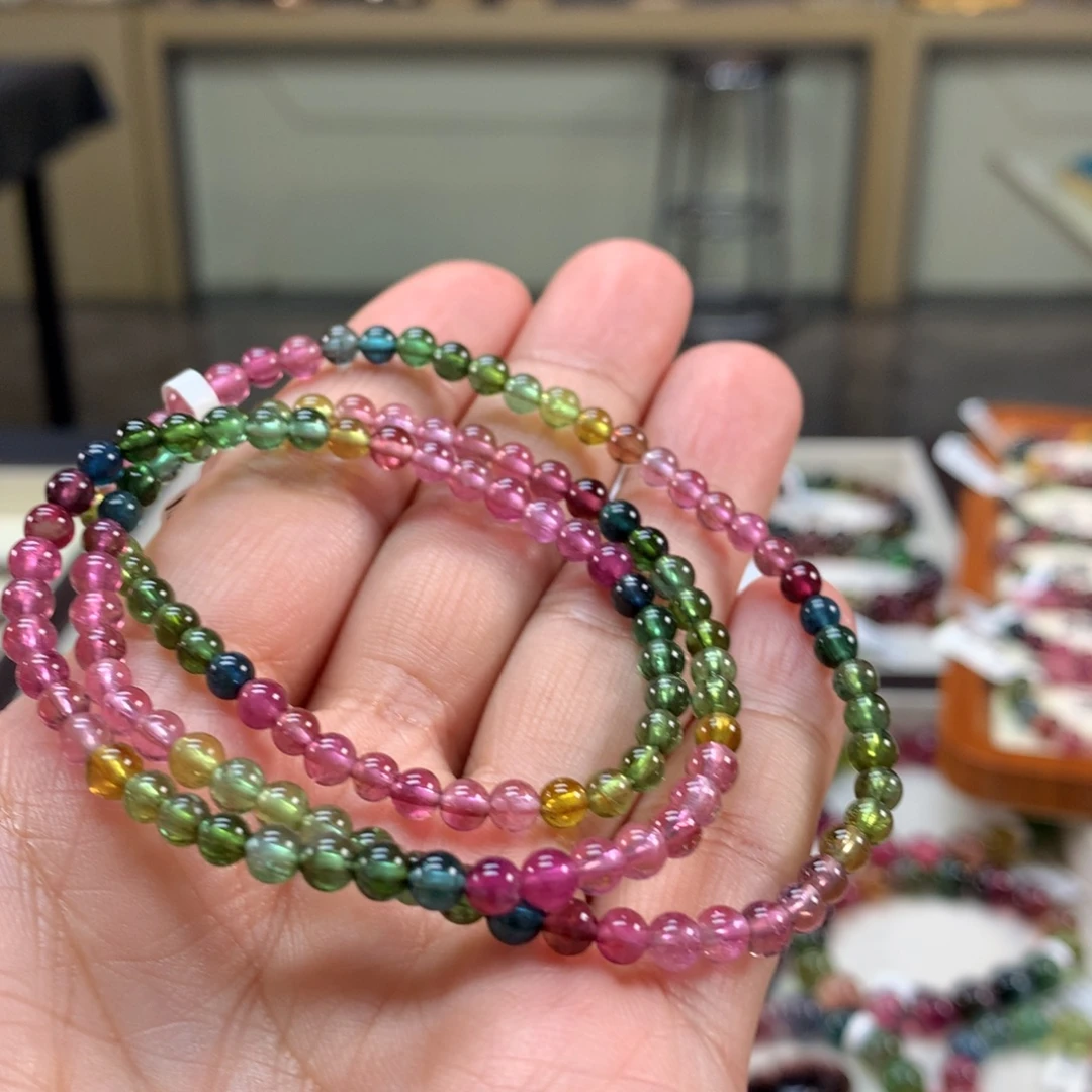 碧玺手链未镶嵌4.2左右