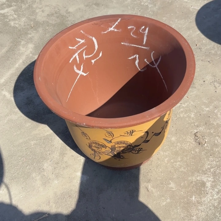 紫砂花盆紫砂的花