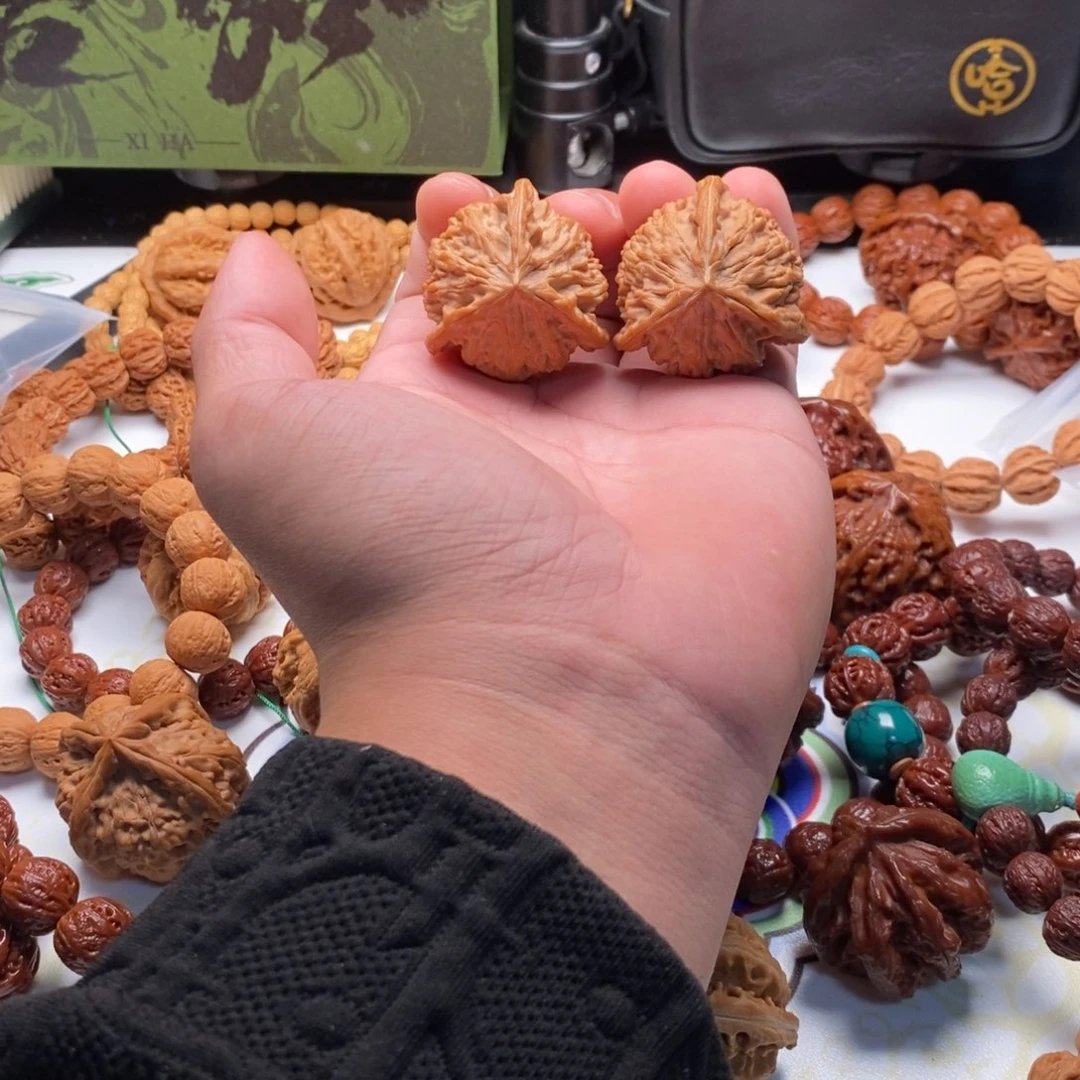 文玩核桃手串40全品糖三角正奔三棱
