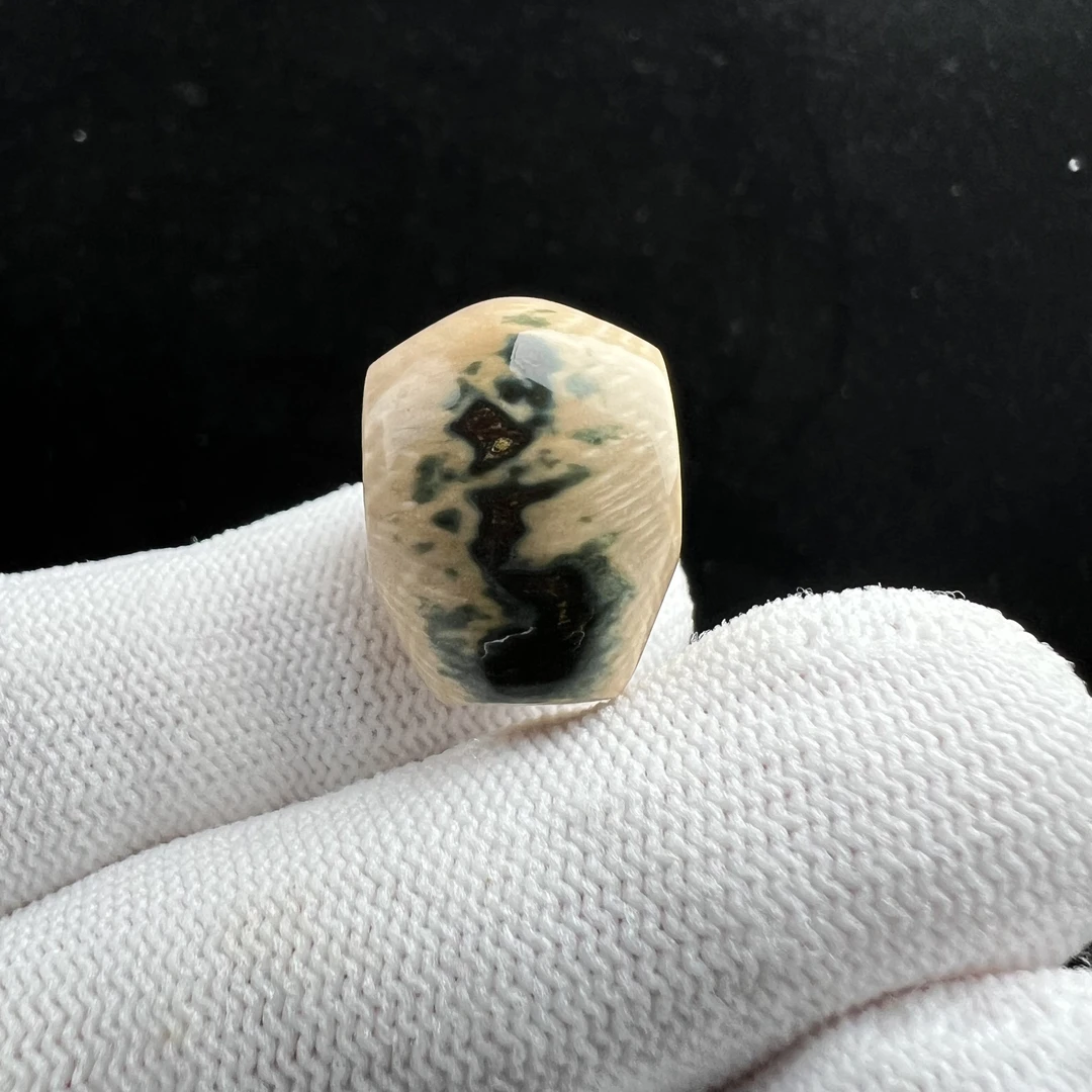 D4395天然猛犸牙 三通 14.8*20mm支持鉴定 假一罚四