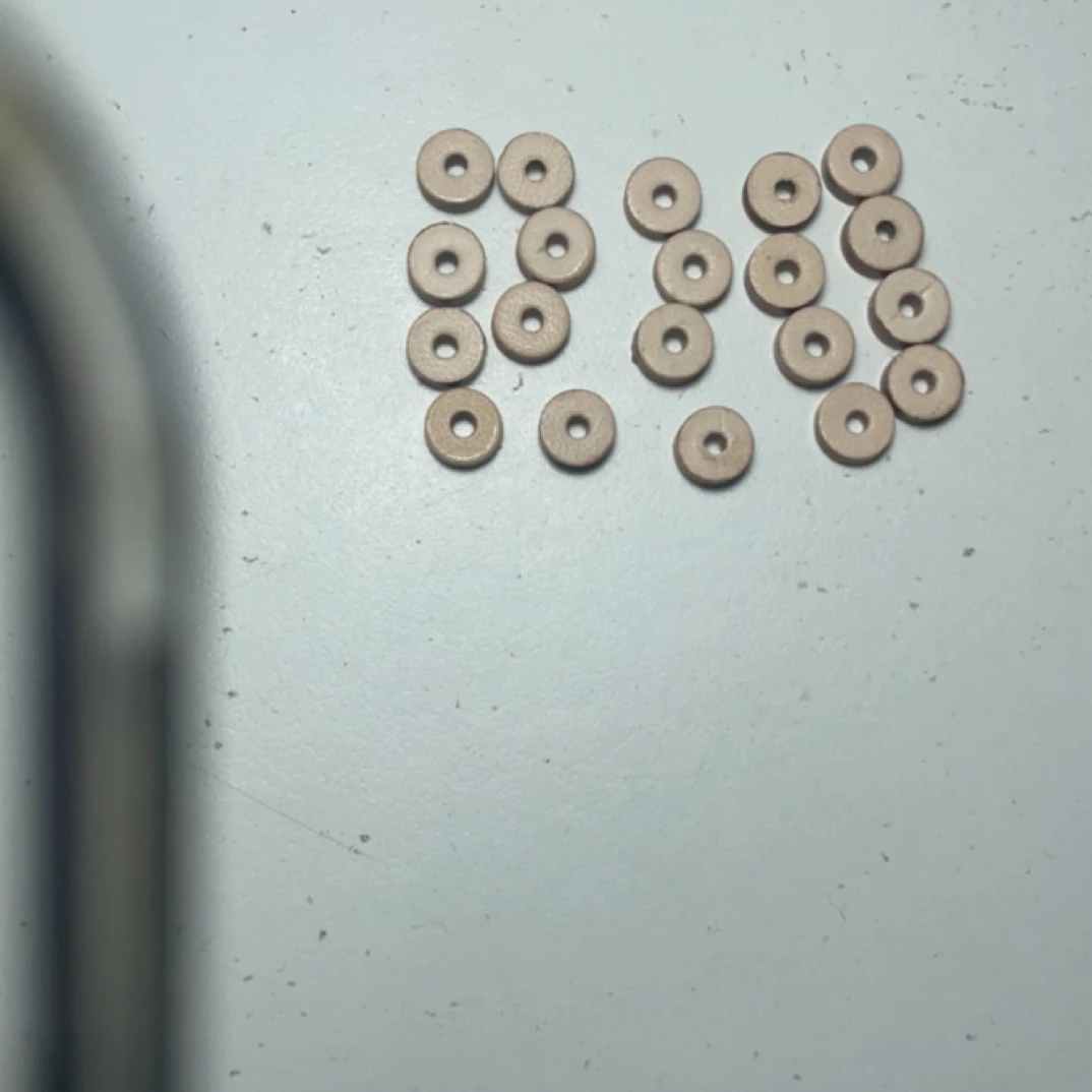 加厚双面封边牛皮橄榄核隔片文玩垫片防磨损