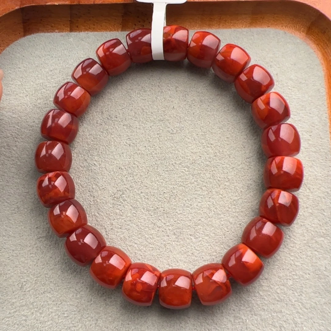 南红玛瑙未镶嵌（满肉牛血直切9+）