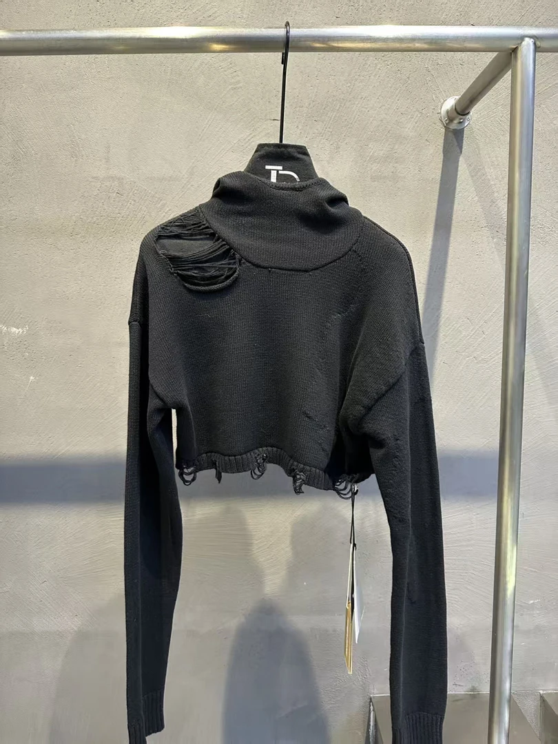 JUDYDAVID国际买手店private policy破洞连帽衫