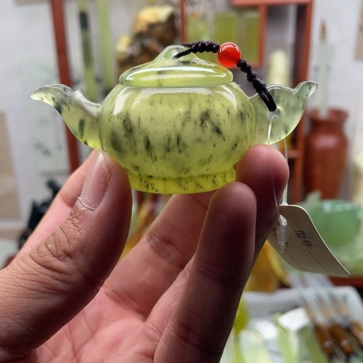 岫玉未镶嵌四大名玉手把